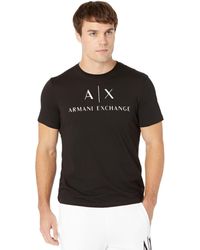 Armani Exchange - Logo Printed Tee - Lyst