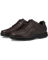 Rockport - World Tour Classic Walking Shoe Lace Up Casual Shoes 6 M (D) Leather/Nubuck - Lyst