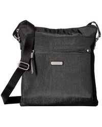 Baggallini - Go Bagg With Rfid Phone Wristlet Cross Body Handbags, Nylon - Lyst