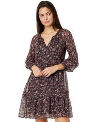 Faherty - Silk Cotton Sage Wood Dress - Lyst