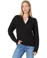 Michael Stars - Jonas Johnny Collar Sweater Sweater Xs (Us 0-2) Acrylic/Polyester - Lyst