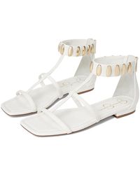 Jessica Simpson - Elusta Studded T-Strap Sandals Sandals, Rubber/Synthetic - Lyst