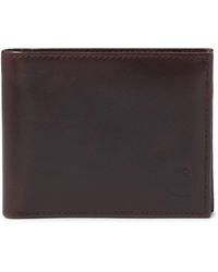 Carhartt - Oil Tan Leather Passcase Wallet - Lyst