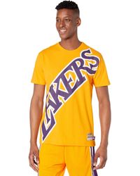 big face lakers shorts