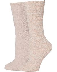 Barefoot Dreams - Cozychic(R) 2-Pair Socks Set Crew Cut Socks Shoes, Microfiber/Polyester - Lyst