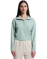 Prana - Shea Half Zip Clothing Lg 12-14) Modal/Polyester/Spandex - Lyst