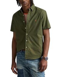 Polo Ralph Lauren - Classic Fit Garment-Dyed Oxford Shirt Long Sleeve Button Up, Cotton - Lyst