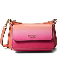 Kate Spade - Double Up Ombre Saffiano Leather Double -up Crossbody - Lyst