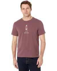 Oak Brown Life is Good Mens Parks and Rec Cool Tee Oak Brown Life is Good Mens Parks and Rec Cool Tee