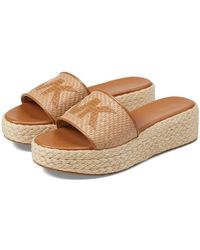 MICHAEL Michael Kors - Sadler Wedge (Natural/Acorn) Shoes - Lyst