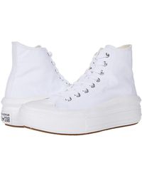 Converse - Chuck Taylor(R) All Star(R) Move Platform Hi Shoes/Natural Ivory/ 10 B - Lyst