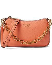 Kate Spade - Jolie Pebbled Leather Small Convertible Crossbody - Lyst