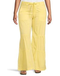 XCVI - Terraced Wide Leg Pants Dress Pants Lg 12-14) Cotton/Spandex - Lyst