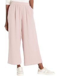 Madewell Full-length Pull-on Double Gauze Amanza Pants - Pink