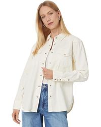 Madewell - Denim Perfect Western Shirt Ecru (Vintage Ivory) Clothing - Lyst