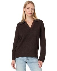 Michael Stars - Jonas Johnny Collar Sweater (Java) Sweater - Lyst
