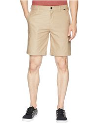 NEW Hurley Dri-Fit beige tan heather BREATHE chino walk shorts sz 38 x 22/"