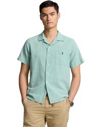 Polo Ralph Lauren - Classic Fit Linen-cotton Camp Shirt - Lyst
