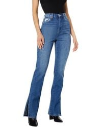 Blank NYC - The Cooper Straight Leg Jeans With Side Slit In Being Alive - Lyst
