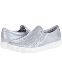 ecco women's soft 7 woven slip on fashion sneaker