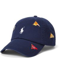Polo Ralph Lauren - Nautical Embroidered Twill Ball Cap - Lyst