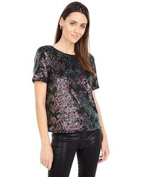 Sanctuary - The Glimmer Sequin Top Clothing Md (Us 8) Spandex/Rayon/Polyester - Lyst