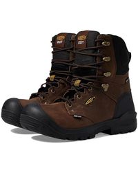 Keen - Independence 8 Waterproof Soft Toe (Dark Earth/) Work Boots - Lyst