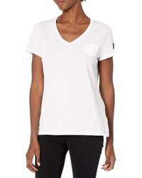 Calvin Klein - Short Sleeve Cropped Logo T-shirt - Lyst