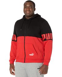 red puma hoodie
