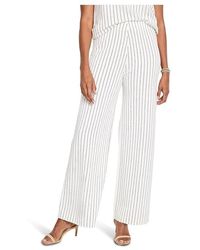NIC+ZOE - 30 Destination Stripe Wide-Leg Knit Pants Casual Pants 2Xl (Us 18) Cotton/Nylon/Polyester - Lyst