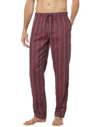 Hanro Night Day Woven Pants - Red