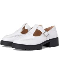 COACH - Liv Mary Jane Flat Shoes, Leather - Lyst