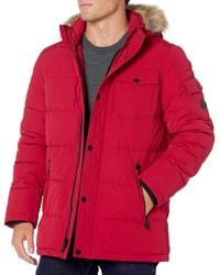 nautica mens hooded parka