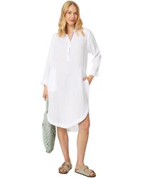 Sundry - Long Sleeve Shirttail Dress - Lyst