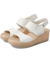 Bzees - Reveal Ankle Strap Wedge Sandals - Lyst