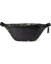coach camo belt bag