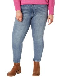 Kut From The Kloth - Plus Size Reese High-rise Fab Ab Ankle Straight Regular Hem In Landed - Lyst