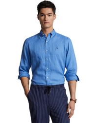 Polo Ralph Lauren - Classic Fit Long Sleeve Linen Shirt - Lyst