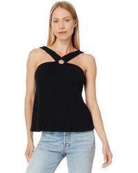 Michael Stars - Imani Halter Top Clothing Sm (Us 4-6) Polyester/Rayon/Spandex - Lyst