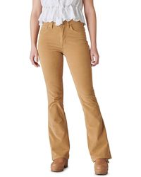 Lucky Brand - High-rise Corduroy Stevie Flare In Cider - Lyst