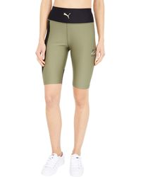 puma denim bike shorts