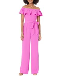 Lilly Pulitzer - Jood Off-the-shoulder Jumpsuit - Lyst