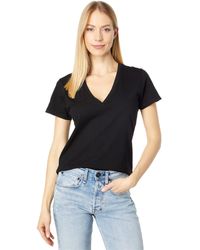 monrow oversized v neck tee
