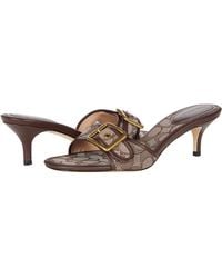 Coach buckle mule Clearance