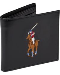 Polo Ralph Lauren - Big Pony Leather Billfold Wallet - Lyst