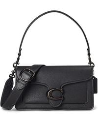 COACH - Polished Pebble Leather Tabby Shoulder Bag 26 Shoulder Handbags, Leather/Textile - Lyst