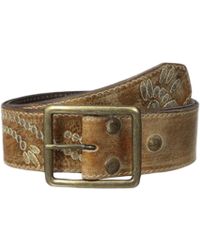 Bed Stu RAMONE Brown Genuine Leather Belt NEW