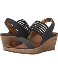 Skechers Wedge sandals for Women | Online Sale up to 34% off | Lyst