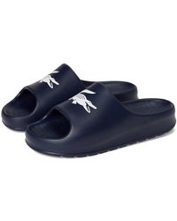 Lacoste - Serve Slide 2.0 Wedge Shoes/ Croc 11 D - Lyst