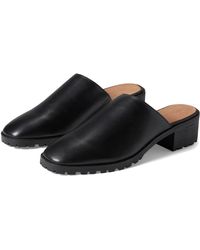 leather lug mule